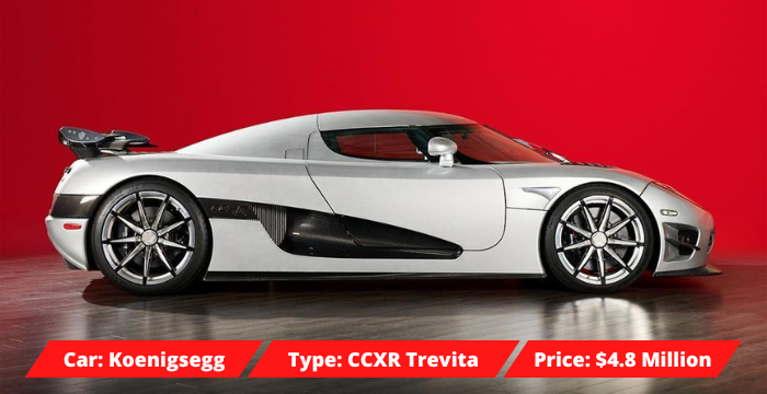 Most Expensive Car in the World - Koenigsegg CCXR Trevita