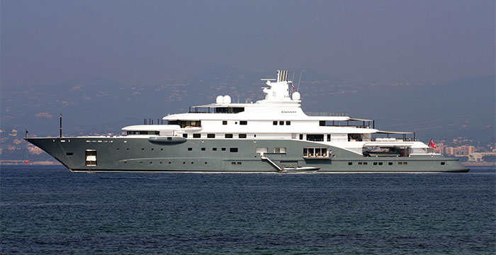 Most Expensive Yacht in the World - Radiant