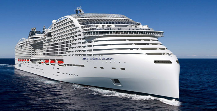 Most expensive boat in the world - MSC World Europa