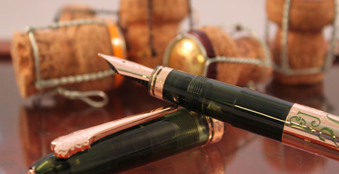 Perrier-Jouët Anniversary Edition pen by Omas