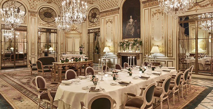 Restaurant le Meurice – Paris, France